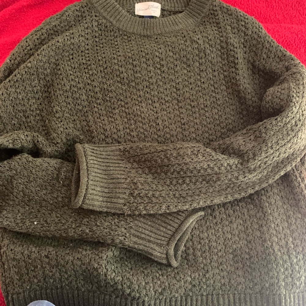 Green Knit Sweater